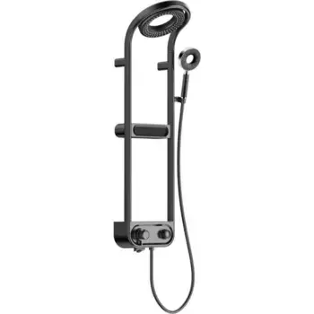 Душевая система AQUAme AQM8004B черный