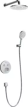 Душевая система Black&White Universe 7776U с термостатом, хром