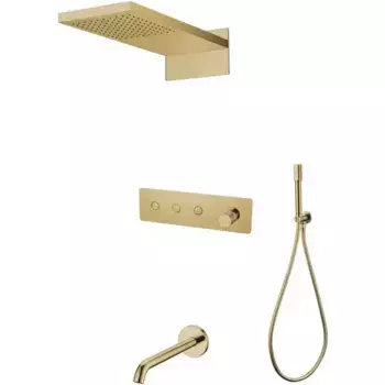 Душевая система Boheme Fusion 130-2-MG золото