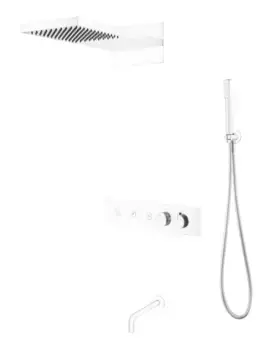 Душевая система Boheme Fusion 131-2-MW белый