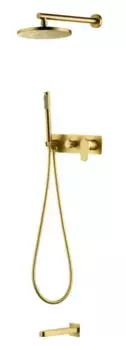 Душевая система Boheme Spectre 454-2-G золото