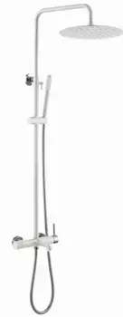 Душевая система Boheme Uno 468-WCR хром, белый