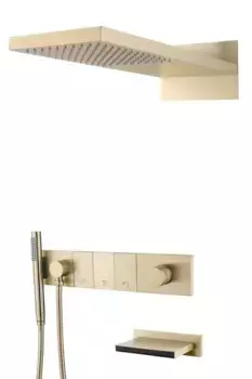 Душевая система Boheme Zodiac 132-2-G золото