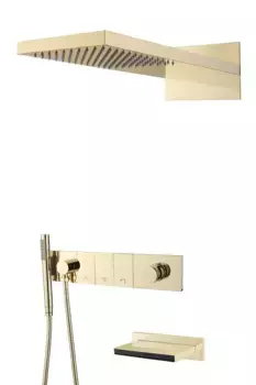 Душевая система Boheme Zodiac 132-2-MG золото