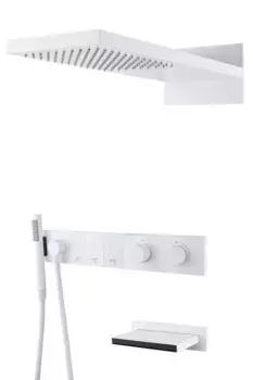 Душевая система Boheme Zodiac 133-2-MW белый