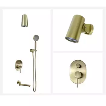 Душевая система Bronze de Luxe Scandi 14582-501BR бронза