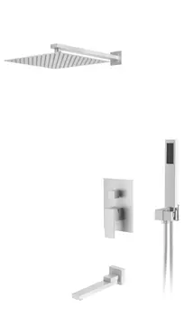 Душевая система D&K Bayern.Liszt DA1515608A04 белый матовый