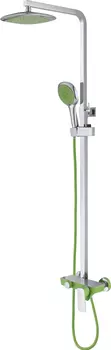 Душевая система D&K Berlin.Humboldt DA1433712A02 хром, зеленый