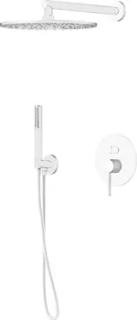 Душевая система Gattoni Circle Two 9190/PDBO, белый матовый