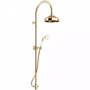 Душевая система Gattoni Programma Doccia 4293/PDD0, Золото 24 карат