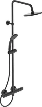 Душевая система Ideal Standard Ceratherm T25 A7545XG с термостатом, чёрный матовый