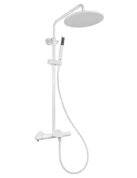 Душевая система Kaiser Serio 05382-4 термостат, белый