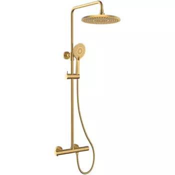 Душевая система Kaiser Serio 05577-3 термостат, шлифованное золото