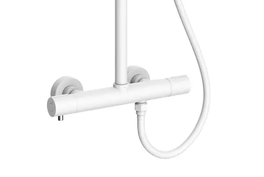 Душевая система Kaiser Serio 05577-4 термостат, белый