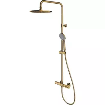 Душевая система Omnires с термостатом, золото, Y1244LUXLGL