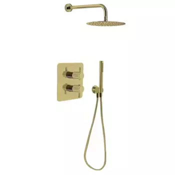 Душевая система RamonSoler Odisea joya K5987021OC золото брашированное, термостат