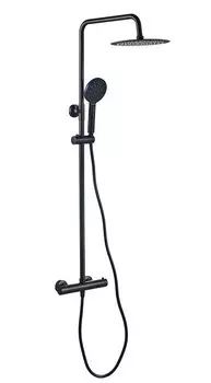Душевая система Sancos Kanedo SC7200MB термостат, черный матовый
