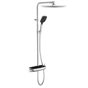 Душевая система Teska Mira DK2923C хром, черный