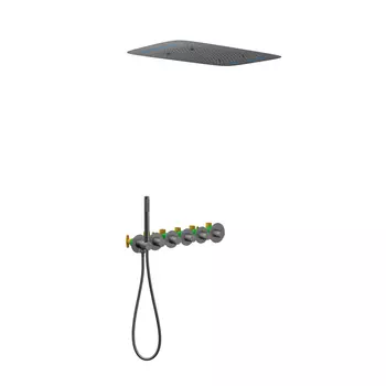 Душевая система Timo Saona SX-2319/18SM черное золото