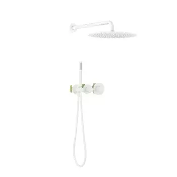 Душевая система Timo Saona SX-2359/16SM термостат, белый матовый