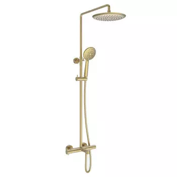 Душевая система Vincea Desire VSFS-1D1TBG, брашированное золото