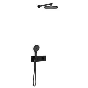 Душевая система Vincea VSFW-422T2MB, черный матовый