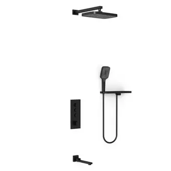 Душевая система Vincea VSFW-431T1RMB, черный матовый