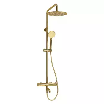 Душевая система WasserKRAFT серия A A188.208.207.PG Thermo золото