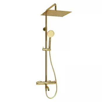 Душевая система WasserKRAFT серия A A188.261.207.PG Thermo золото