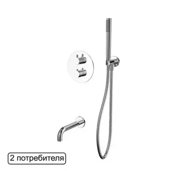 Душевая система Whitecross Y chrome YSET10CR хром