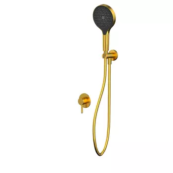 Душевая система Whitecross Y YSET02TOPGLB золото брашированное