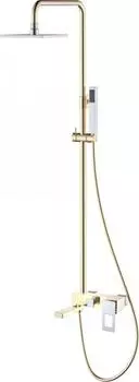 Душевая стойка Boheme Q 148-GCR, золото/хром