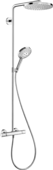 Душевая стойка Hansgrohe Raindance Select Showerpipe S 240 1jet PowderRain 27633000, хром
