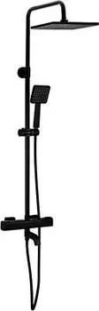 Душевая система Gappo G91 G2491-6 термостат, черный матовый