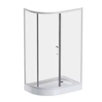 Душевое ограждение Am.Pm Like 120x80 W83UG-302U120MT стекло прозрачное, профиль хром матовый