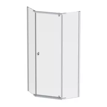 Душевое ограждение AM.PM Sunny 90x90 W87G-405-9090-MT профиль хром матовый, стекло прозрачное