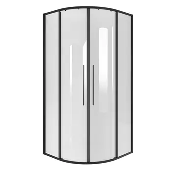 Душевое ограждение Niagara Nova NG-6827-34BLACK стекло прозрачное, профиль черный