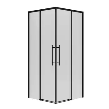 Душевое ограждение Niagara Nova NG-6830-34BLACK стекло прозрачное, профиль черный