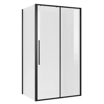 Душевое ограждение Niagara Nova NG-84-11AB-A80B-34 стекло прозрачное, профиль черный