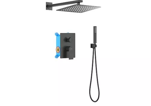 Душевой комплект Aquatek Лира AQ1472MB черный