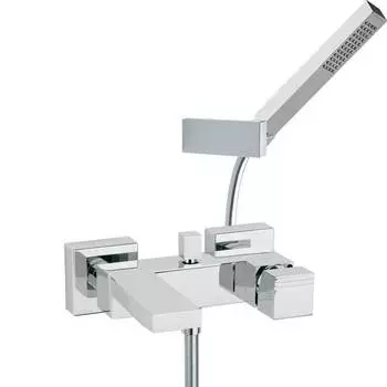 Душевой комплект RamonSoler Kuatro 4725MK с душевым гарнитуром, хром