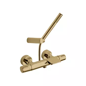 Душевой комплект RamonSoler Tzar 343901DOC с душевым гарнитуром, золото брашированное