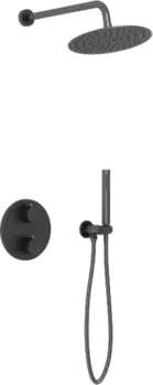 Душевой комплект Vincea VSFW-101TMB, черный матовый