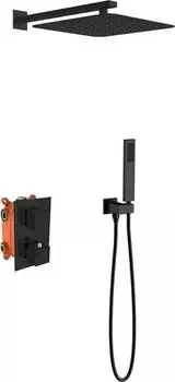 Душевой комплект Vincea VSFW-102TMB, черный матовый