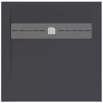 Душевой поддон Allen Brau Infinity 90x90 8.21001-AM антрацит