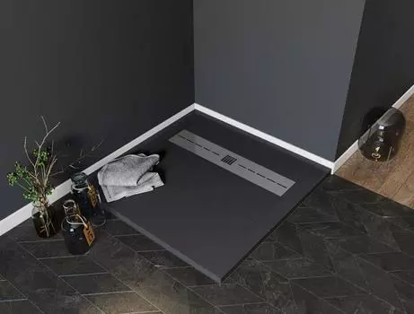 Душевой поддон Aquanet Delight 90х90 00258896 черный