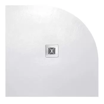 Душевой поддон угловой 90х90 Stpool Lite 1237427 белый