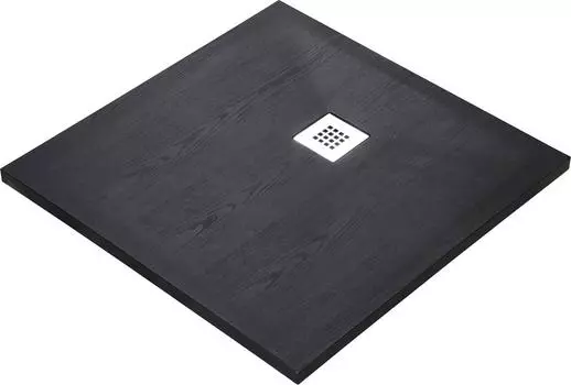 Душевой поддон WasserKRAFT Dill 61T03 90x90 см, черный матовый