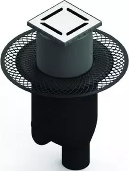 Душевой трап Berges Platz Norma 99х99 091058 хром