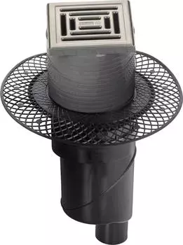 Душевой трап Berges Wasserhaus Platz Uno 090069 10x10 см